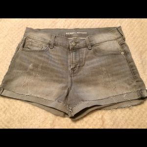 Distressed Jean Shorts